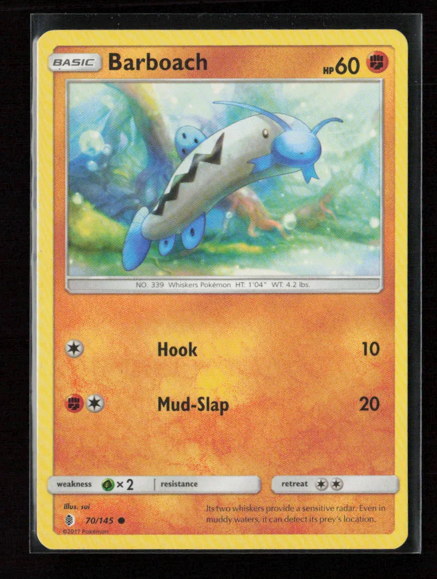 Barboach Common SM - Guardians Rising 70/145 LP - Kang's Collectibles