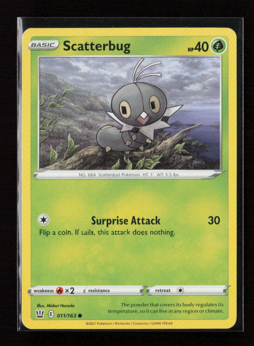 Scatterbug Common SWSH05: Battle Styles 011/163 LP