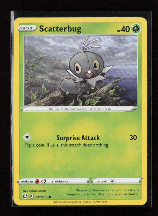 Scatterbug Common SWSH05: Battle Styles 011/163 LP