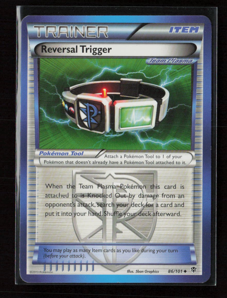 Reversal Trigger (Team Plasma) Uncommon Plasma Blast 86/101 LP