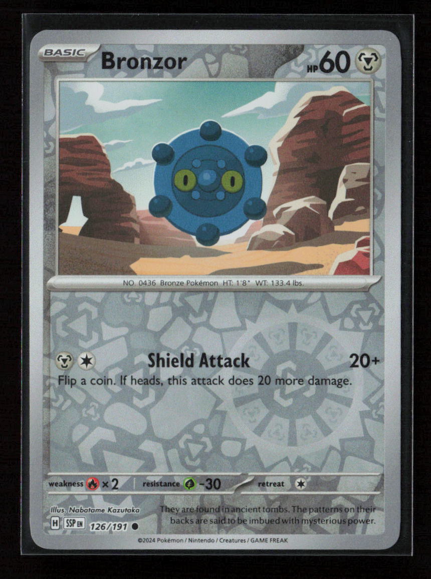 Bronzor Common SV08: Surging Sparks 126/191 NM