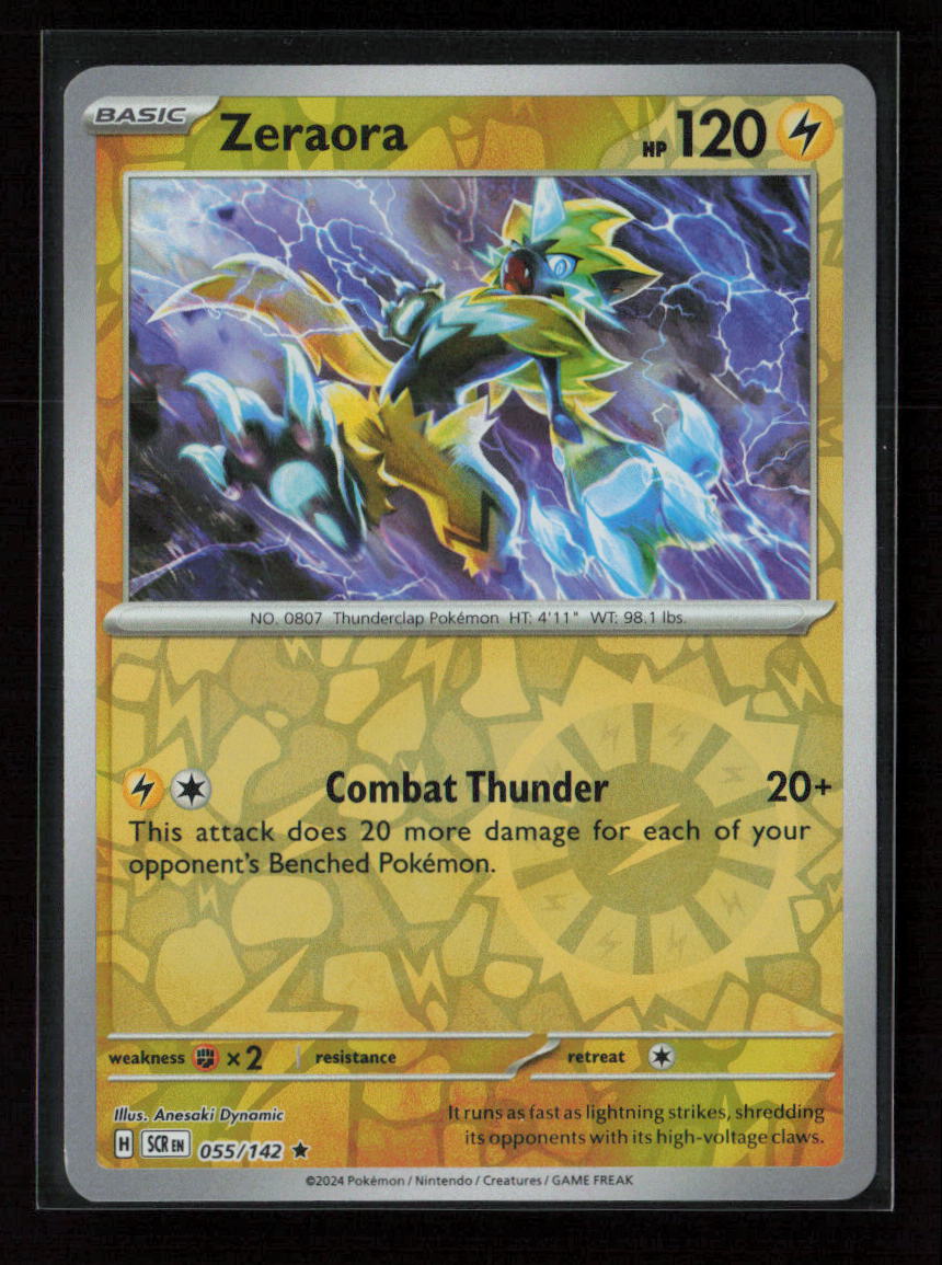 Zeraora - Rare SV07: Stellar Crown 055/142 NM