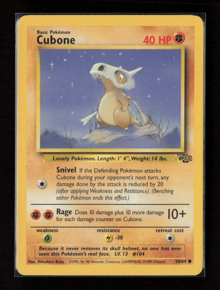 Cubone Common Jungle 50/64 LP