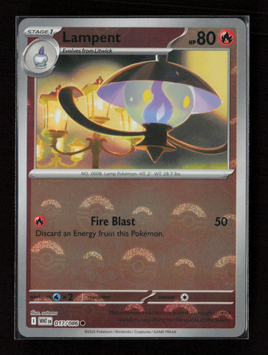 Lampent (Poke Ball Pattern) Common SV: White Flare 017/086 NM
