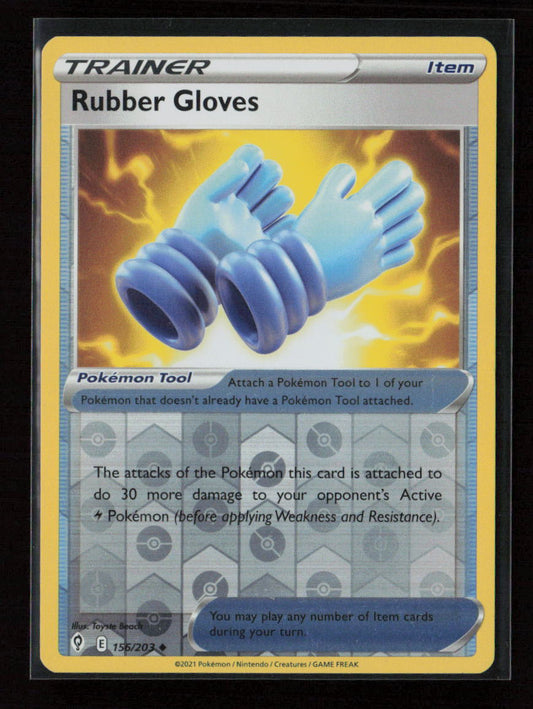 Rubber Gloves Uncommon SWSH07: Evolving Skies 156/203 NM