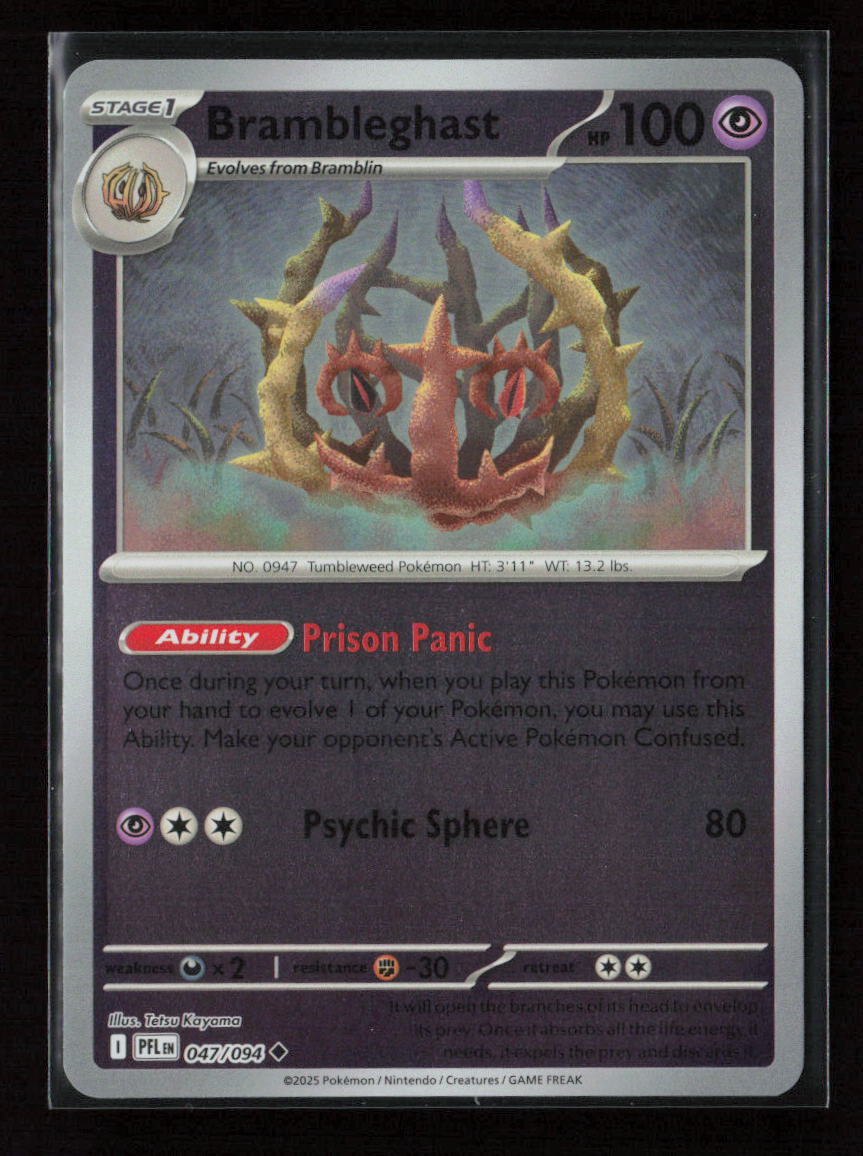 Brambleghast Uncommon ME02: Phantasmal Flames 047/094 NM