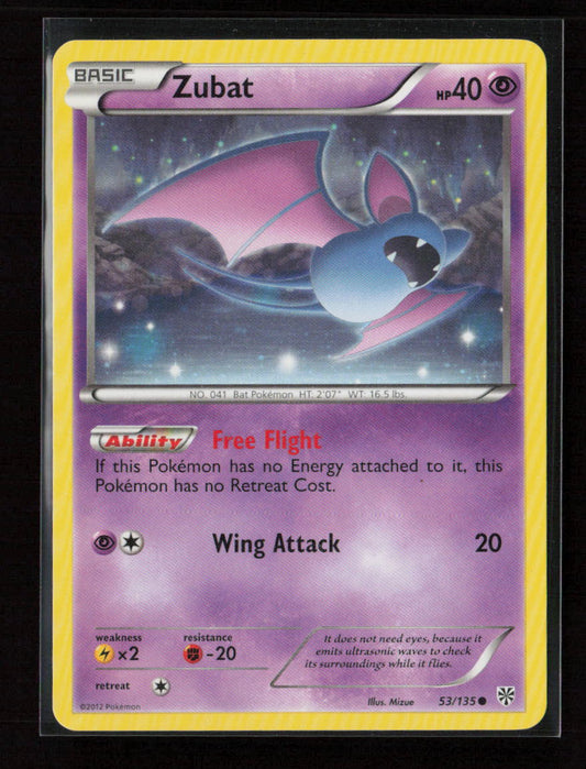Zubat (53) Common Plasma Storm 53/135 LP
