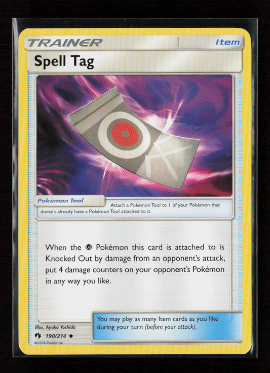 Spell Tag Uncommon SM - Lost Thunder 190/214 LP