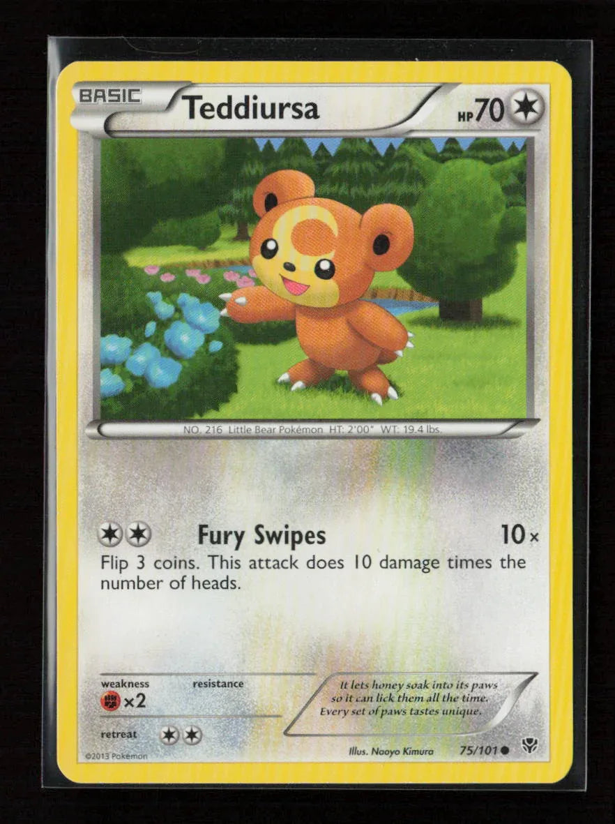 Teddiursa Common Plasma Blast 75/101 LP - Kang's Collectibles