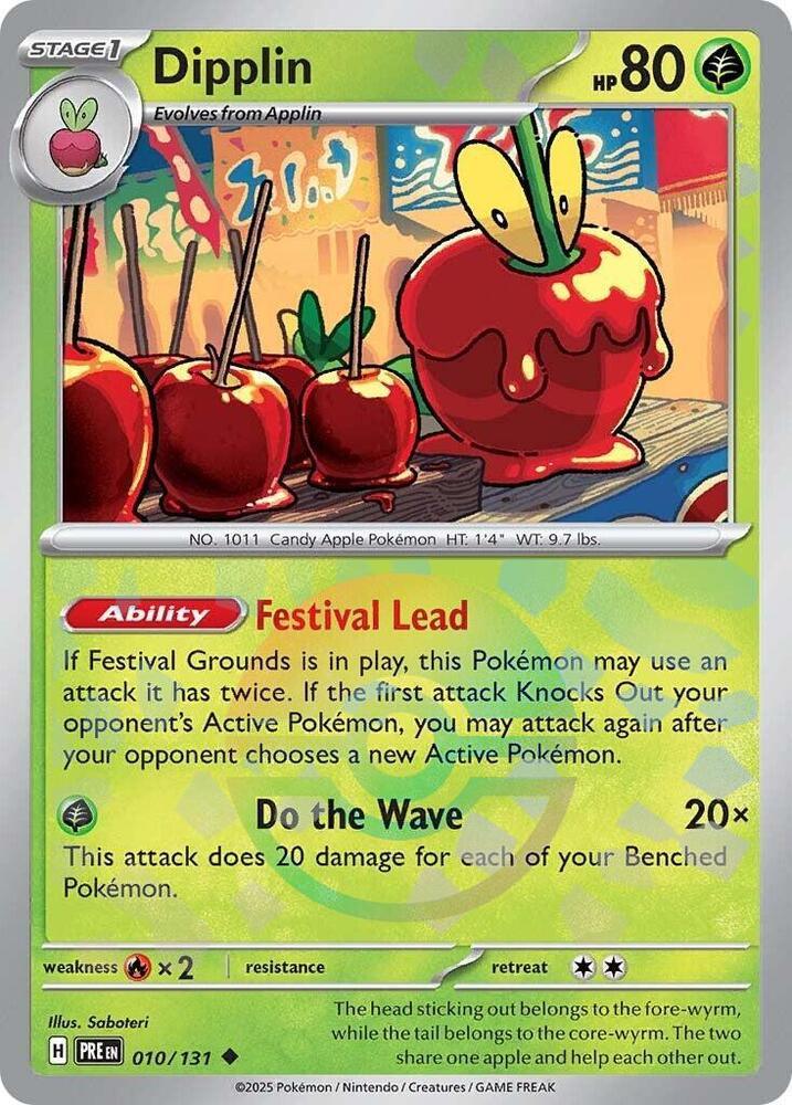Dipplin (Poke Ball Pattern) Uncommon SV: Prismatic Evolutions 010/131 NM - Kang's Collectibles