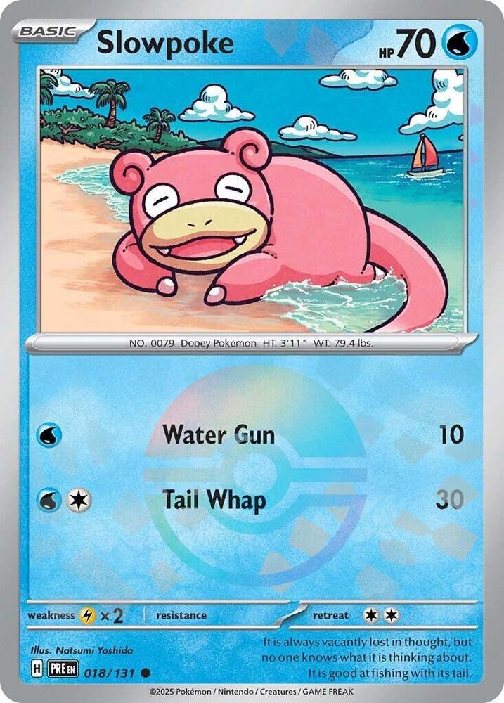 Slowpoke (Poke Ball Pattern) Common SV: Prismatic Evolutions 018/131 NM