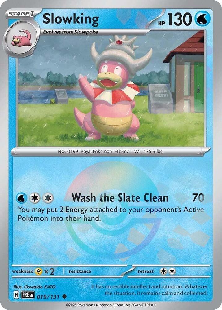 Slowking (Poke Ball Pattern) Uncommon SV: Prismatic Evolutions 019/131 NM - Kang's Collectibles