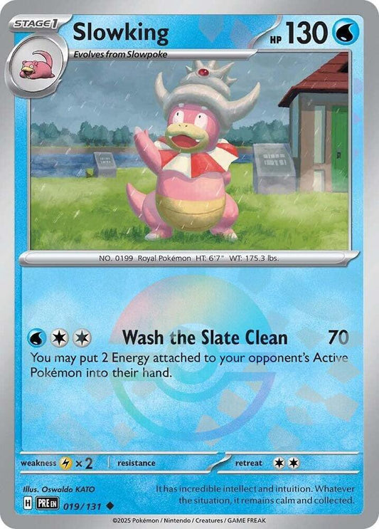 Slowking (Poke Ball Pattern) Uncommon SV: Prismatic Evolutions 019/131 NM - Kang's Collectibles