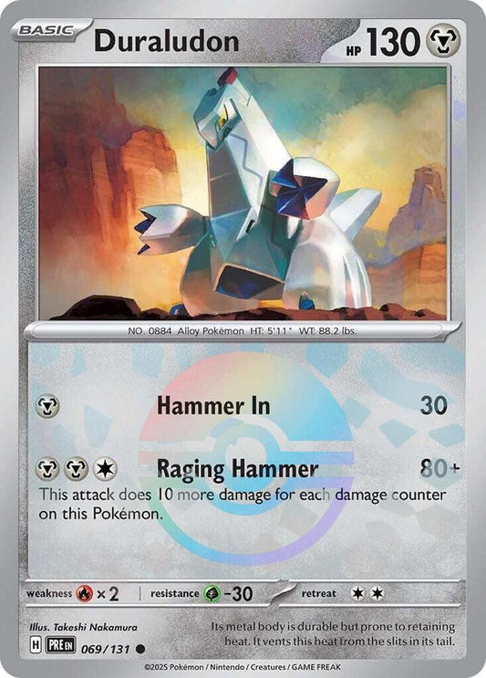 Duraludon (Poke Ball Pattern) Common SV: Prismatic Evolutions 069/131 NM - Kang's Collectibles