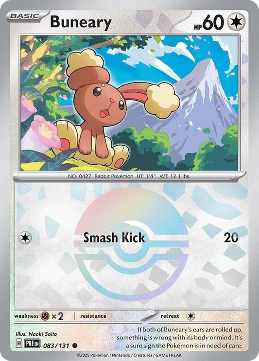 Buneary (Poke Ball Pattern) Common SV: Prismatic Evolutions 083/131 NM - Kang's Collectibles