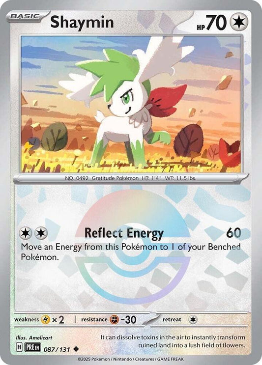 Shaymin (Poke Ball Pattern) Uncommon SV: Prismatic Evolutions 087/131 NM - Kang's Collectibles