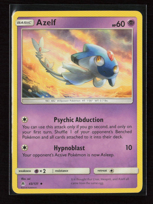Azelf Uncommon SM - Forbidden Light 43/131 LP