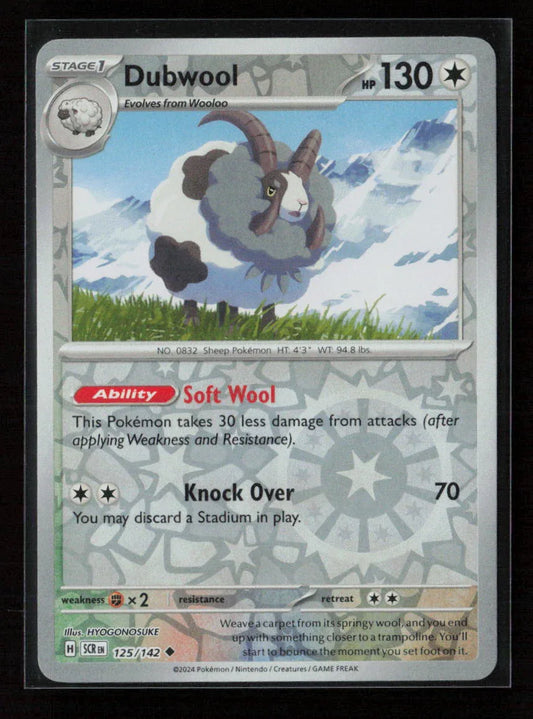 Dubwool Uncommon SV07: Stellar Crown 125/142 NM - Kang's Collectibles