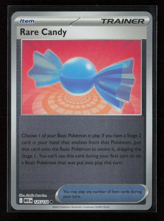 Rare Candy - Common ME01: Mega Evolution 125/132 NM - Kang's Collectibles