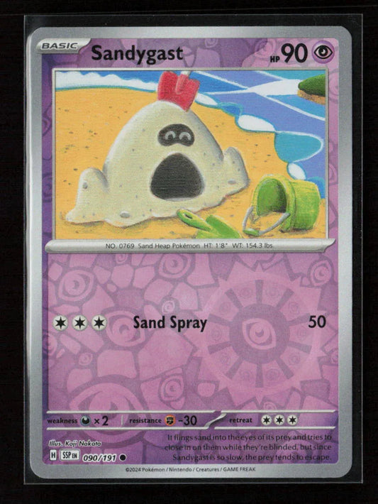 Sandygast Common SV08: Surging Sparks 090/191 NM - Kang's Collectibles