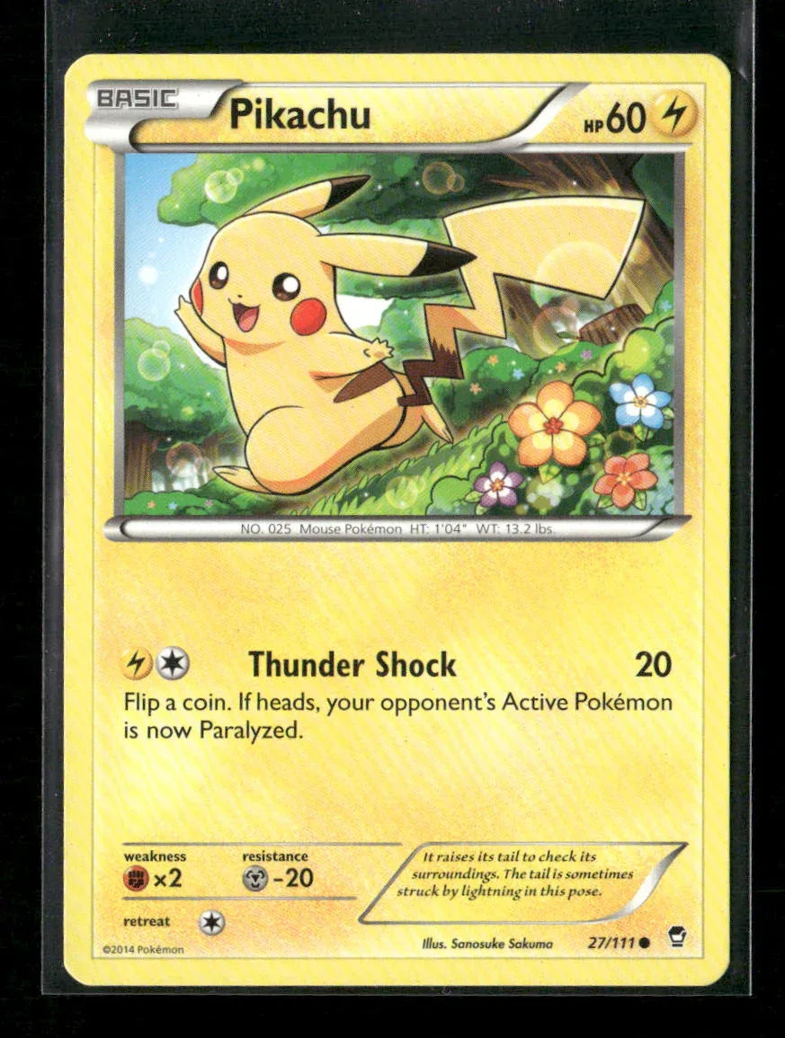 Pikachu Common XY - Furious Fists 27/111 LP - Kang's Collectibles