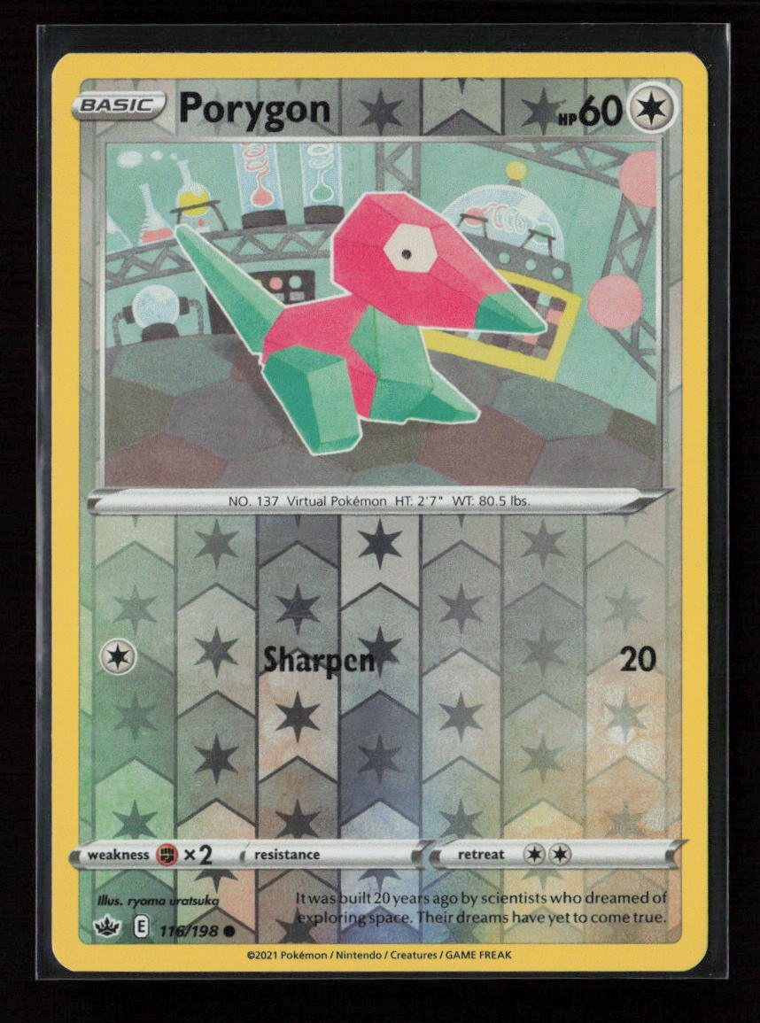 Porygon Common SWSH06: Chilling Reign 116/198 NM