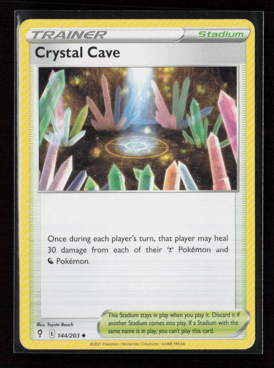 Crystal Cave Uncommon SWSH07: Evolving Skies 144/203 LP