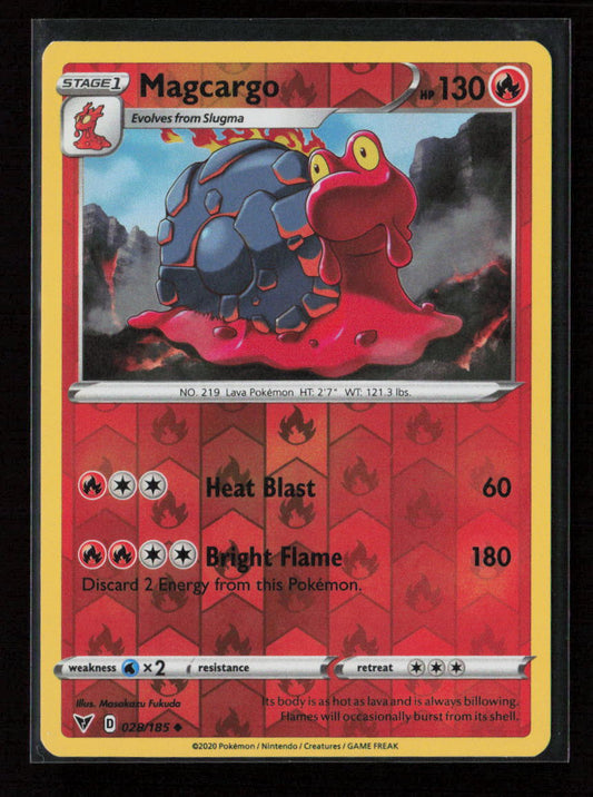 Magcargo Uncommon SWSH04: Vivid Voltage 028/185 NM