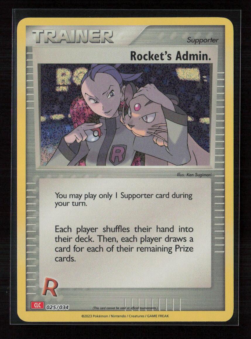 Rocket's Admin. (CLB) Classic Collection Trading Card Game Classic 027/034 NM - Kang's Collectibles