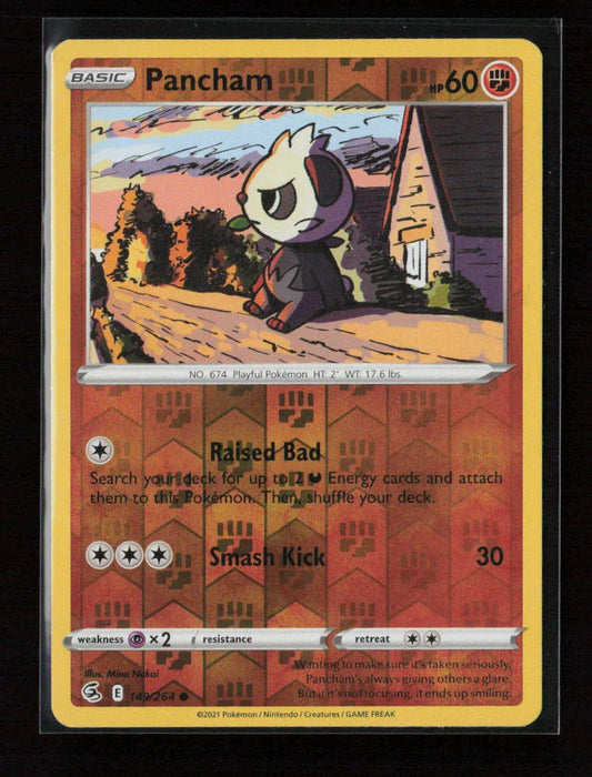 Pancham Common SWSH08: Fusion Strike 149/264 NM - Kang's Collectibles