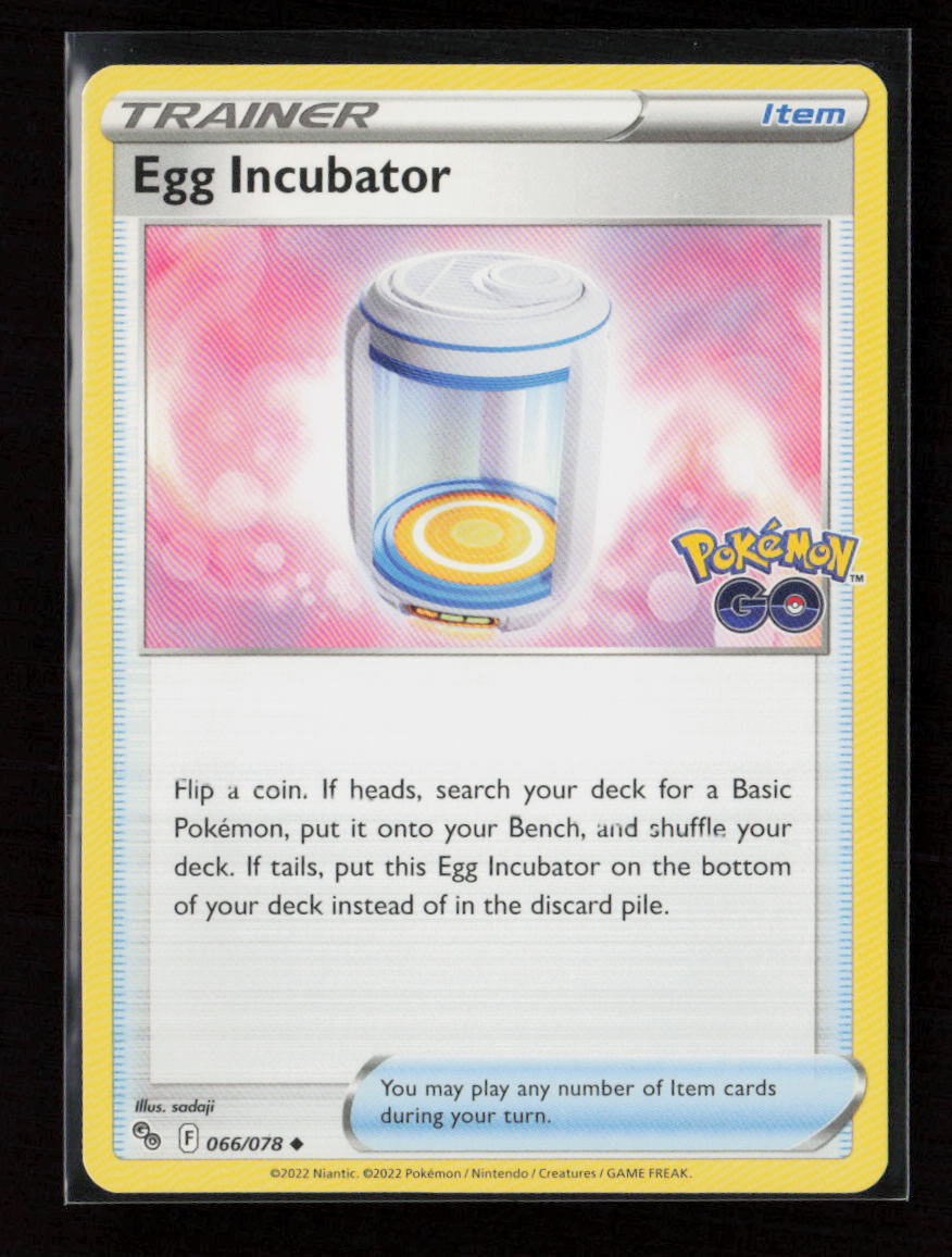 Egg Incubator Uncommon Pokemon GO 066/078 LP