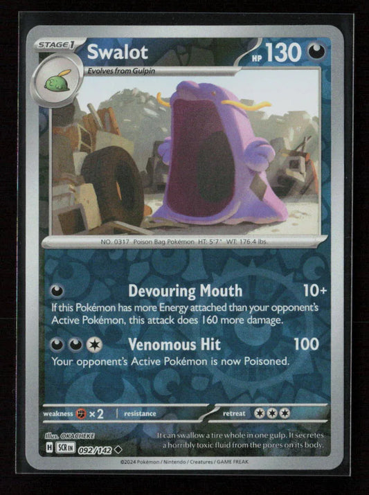 Swalot Uncommon SV07: Stellar Crown 092/142 NM - Kang's Collectibles
