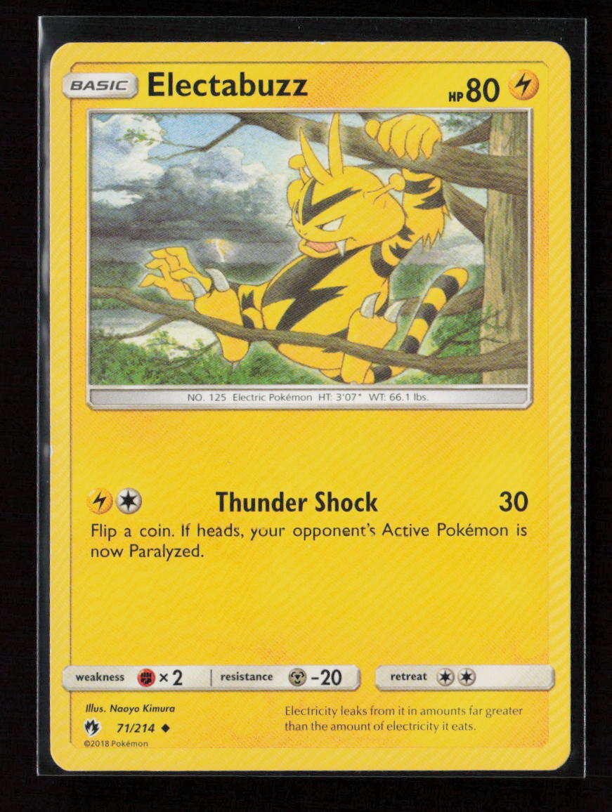 Electabuzz Uncommon SM - Lost Thunder 71/214 LP