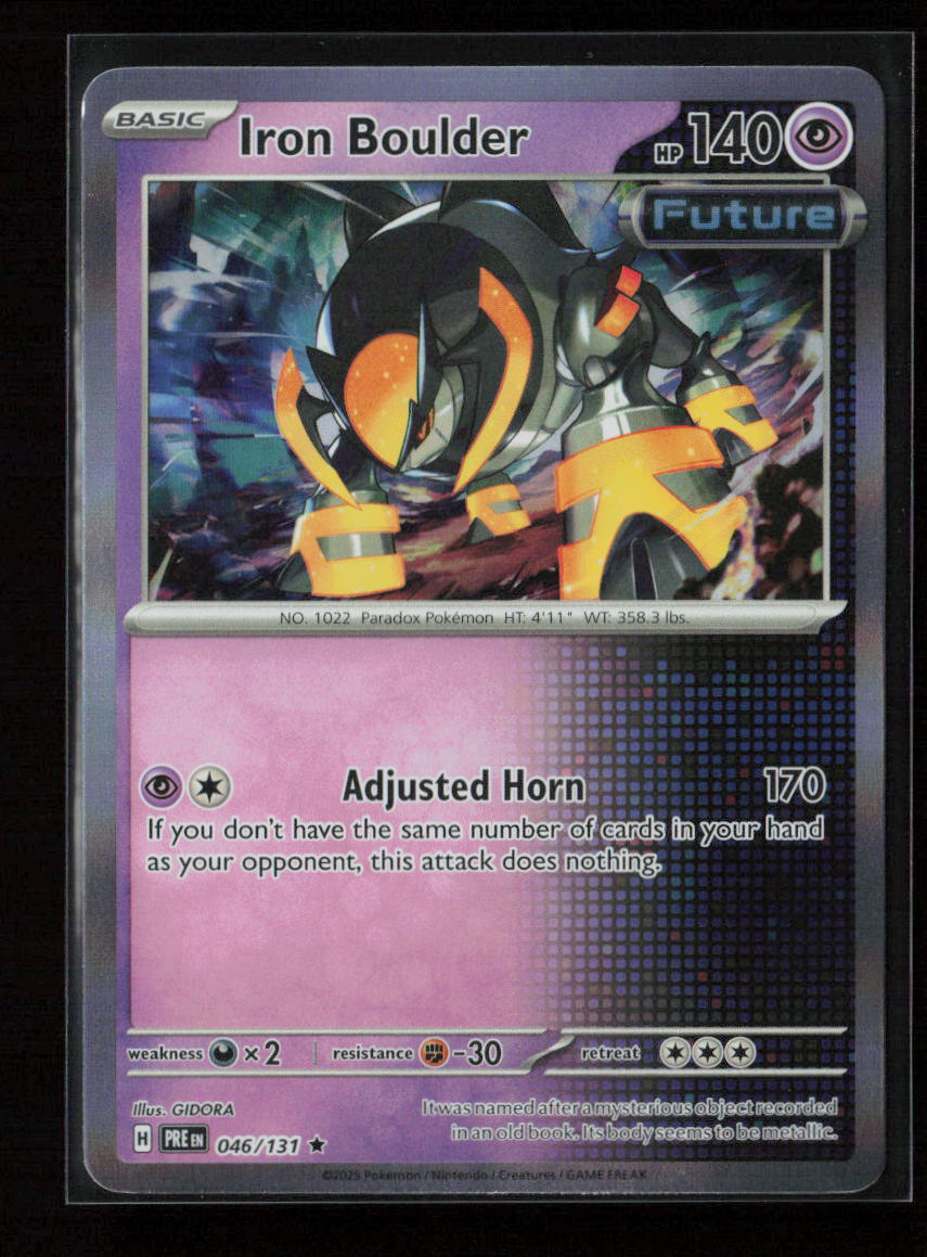 Iron Boulder Rare SV: Prismatic Evolutions 046/131 NM