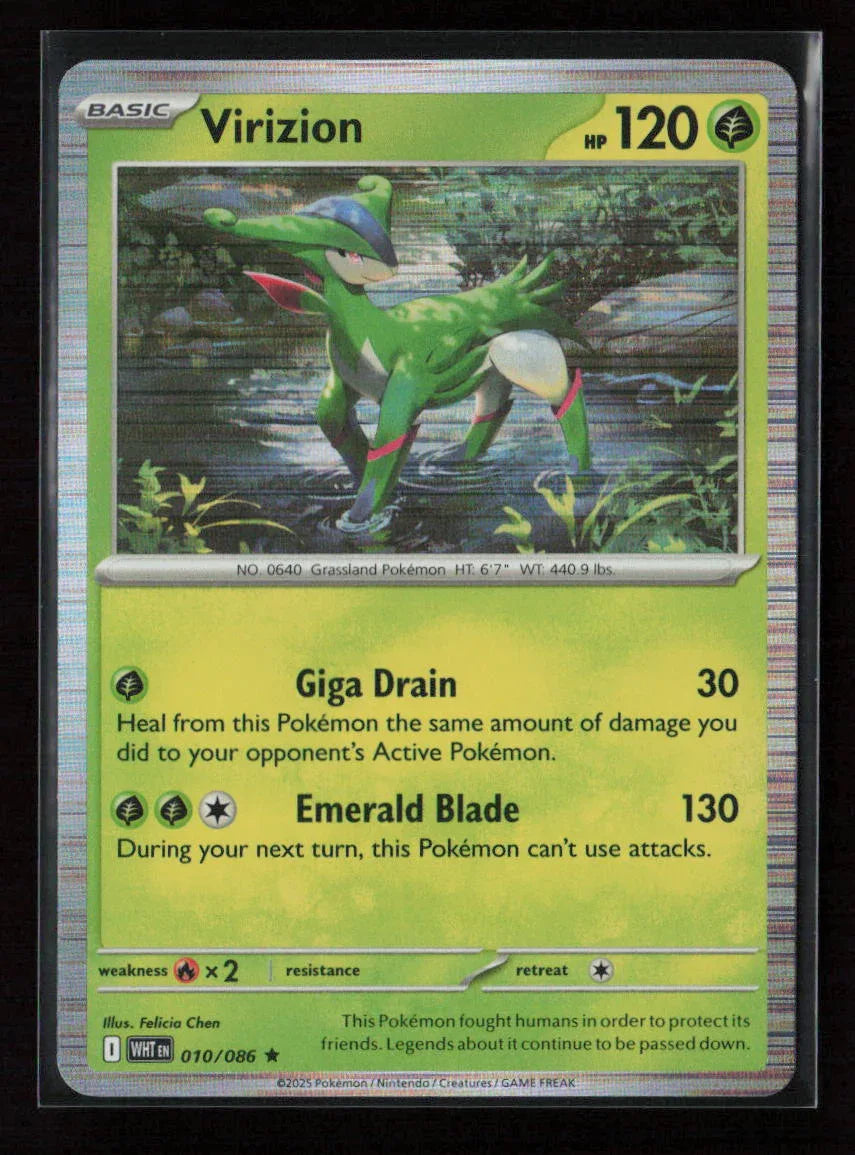Virizion Rare SV: White Flare 010/086 NM - Kang's Collectibles