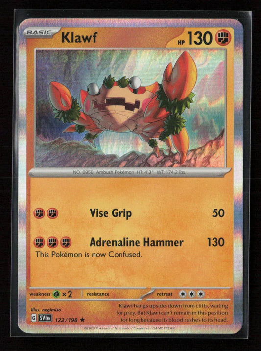 Klawf - Rare SV01: Scarlet & Violet Base Set 122/198 NM - Kang's Collectibles