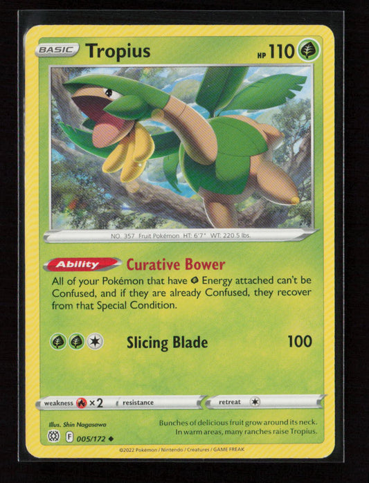 Tropius Uncommon SWSH09: Brilliant Stars 005/172 LP