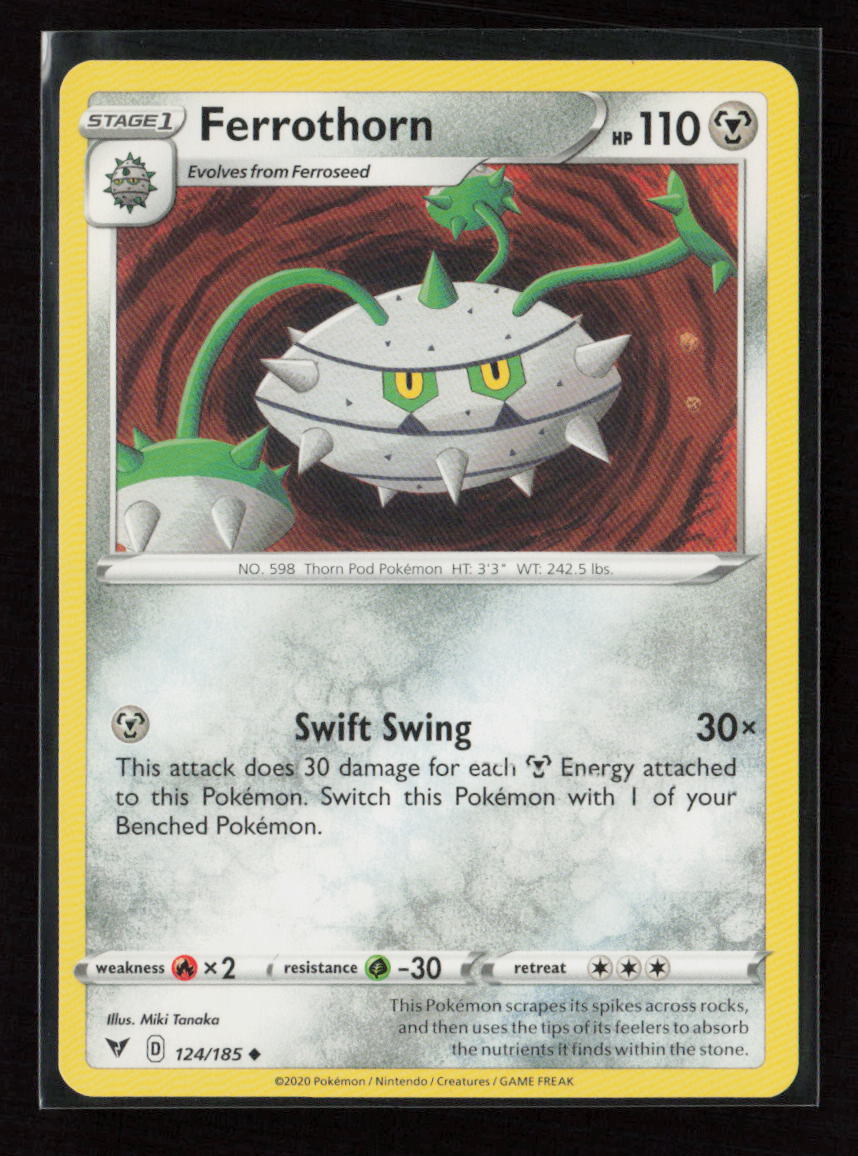 Ferrothorn Uncommon SWSH04: Vivid Voltage 124/185 LP