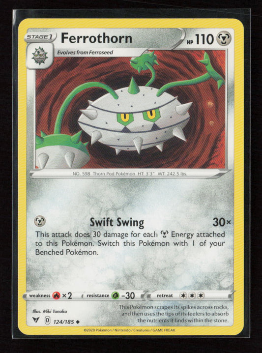 Ferrothorn Uncommon SWSH04: Vivid Voltage 124/185 LP