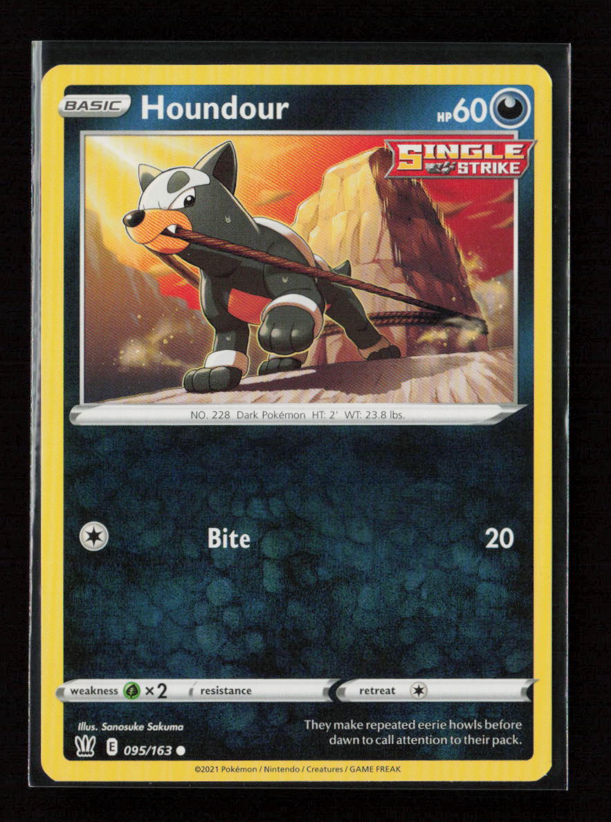 Houndour Common SWSH05: Battle Styles 095/163 LP