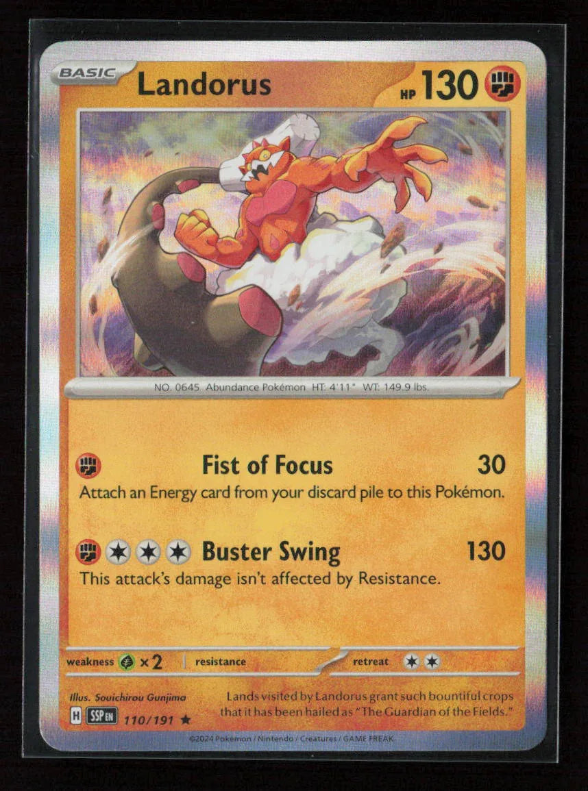 Landorus Rare SV08: Surging Sparks 110/191 NM - Kang's Collectibles