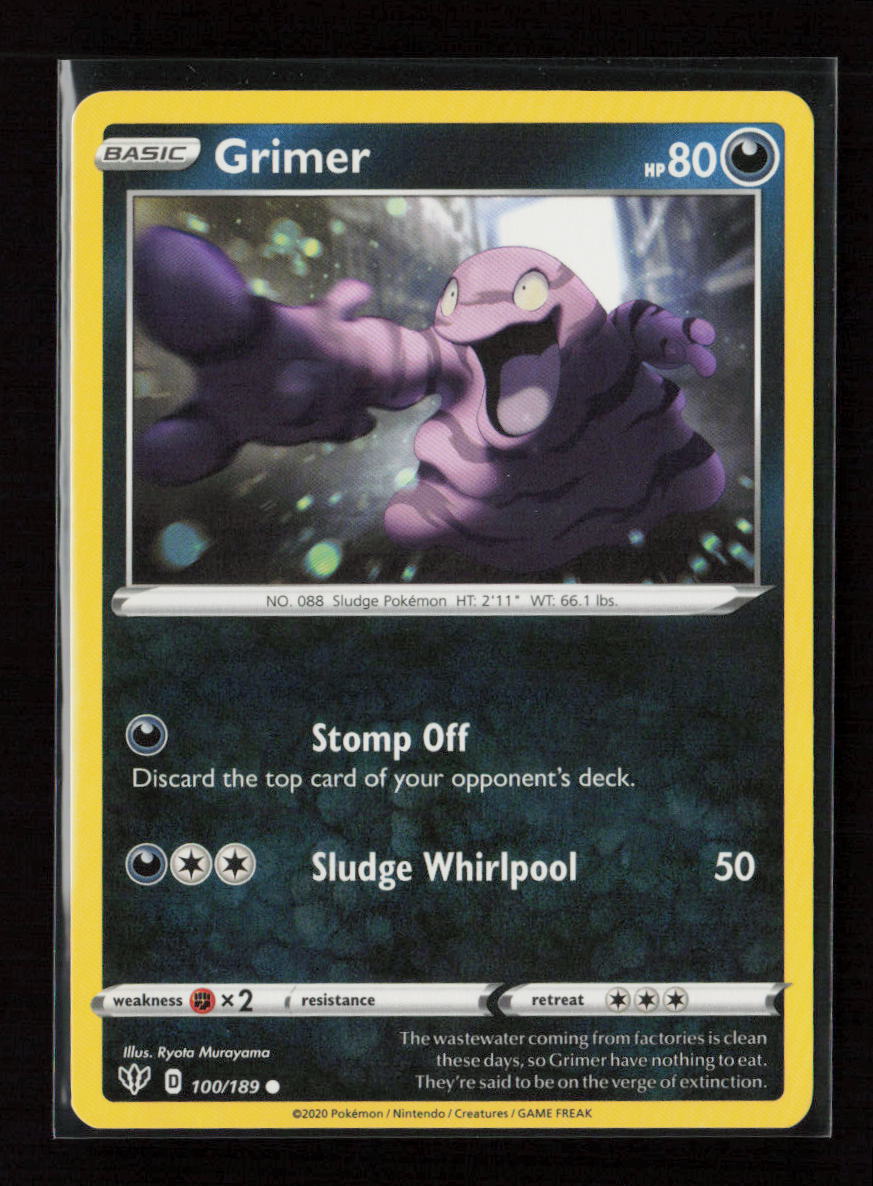 Grimer Common SWSH03: Darkness Ablaze 100/189 LP