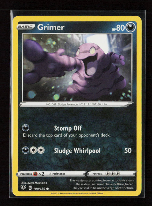 Grimer Common SWSH03: Darkness Ablaze 100/189 LP