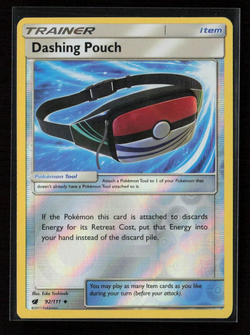 Dashing Pouch Uncommon SM - Crimson Invasion 92/111 LP - Kang's Collectibles