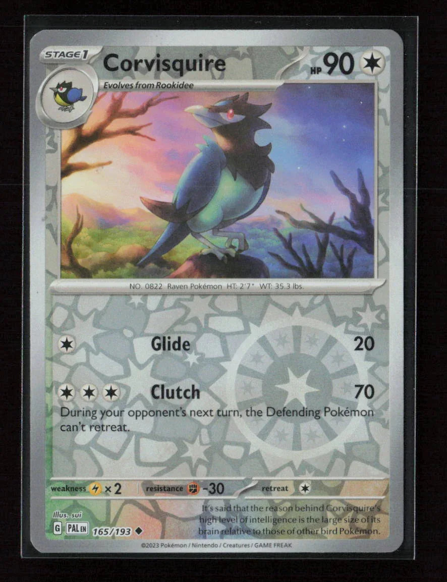 Corvisquire Uncommon SV02: Paldea Evolved 165/193 NM