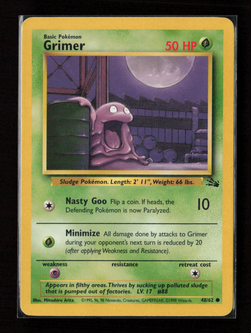 Grimer Common Fossil 48/62 LP