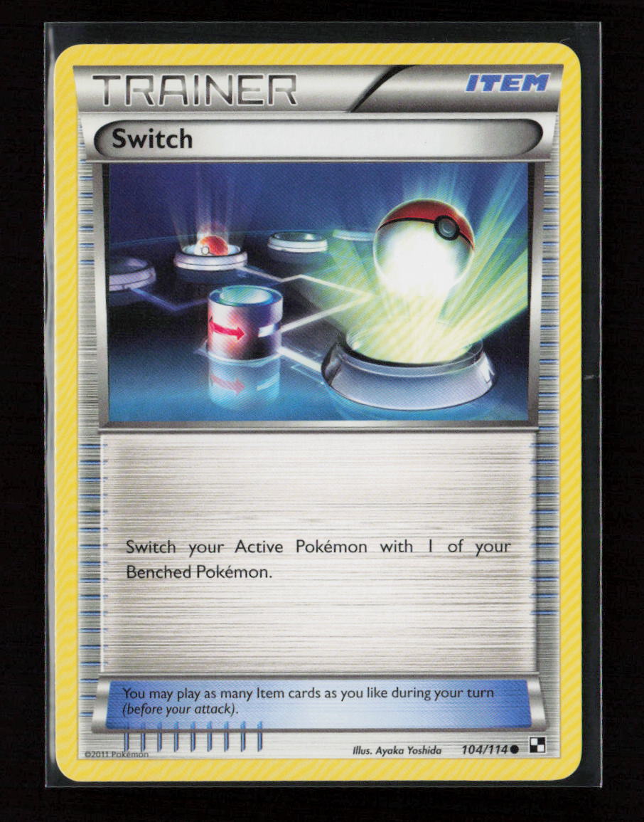 Switch Common Black and White 104/114 NM