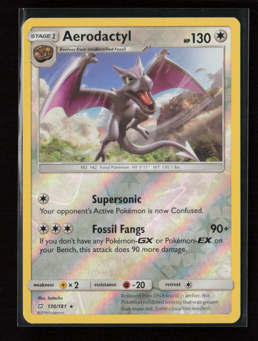 Aerodactyl Rare SM - Team Up 130/181 NM