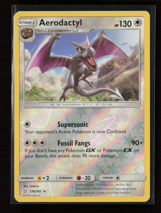 Aerodactyl Rare SM - Team Up 130/181 NM