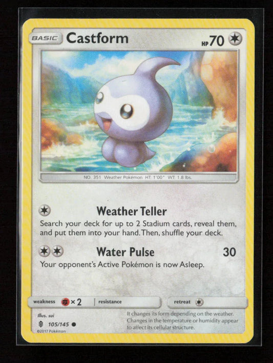 Castform Common SM - Guardians Rising 105/145 LP - Kang's Collectibles